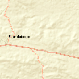 Fuendetodos Street Map