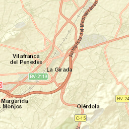 Vilafranca del Penedès Street Map