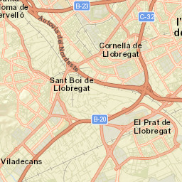 Sant Joan Despí Street Map