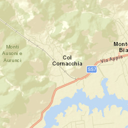 Monte San Biagio Street Map