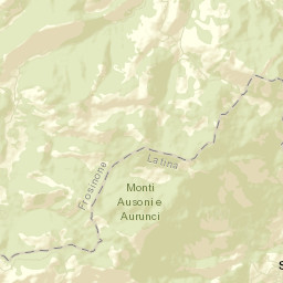 Spigno Saturnia Superiore Street Map