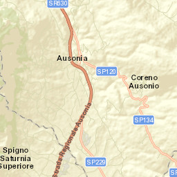 Spigno Saturnia Inferiore Street Map