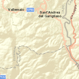 Sant'Andrea del Garigliano Street Map