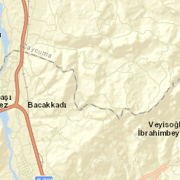 Gökçebey İlçesi Street Map
