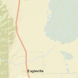 Eagleville California Street Map