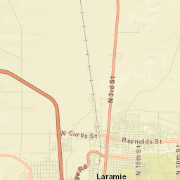 Laramie Street Map