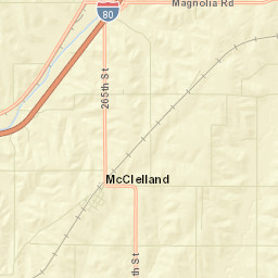301-313 Dryden Ave McClelland IA Street Map