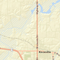 Knoxville Street Map