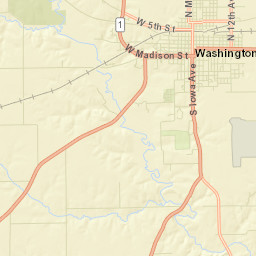 112 North Marion Avenue Washington IA Street Map