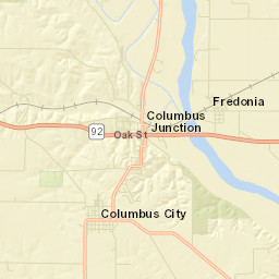 Columbus Junction Street Map