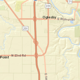 Oglesby Street Map