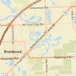 Braidwood Street Map