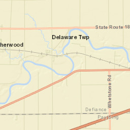 The Bend Ohio Street Map