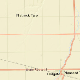 Holgate Ohio Street Map