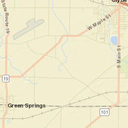 Oil Station Ohio Street Map