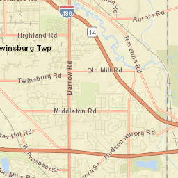 Western Reserve Estates Ohio Street Map