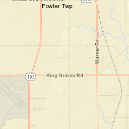 Tyrrell Ohio Street Map