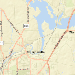Sharpsville Street Map