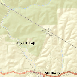 Brockway Street Map