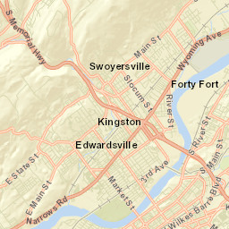 Kingston Street Map