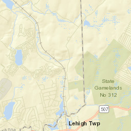 Big Bass Lake Street Map