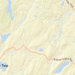 Conashaugh Lakes Street Map
