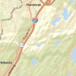 Newburgh Junction New York Street Map