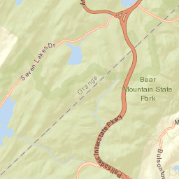 Bulsontown New York Street Map