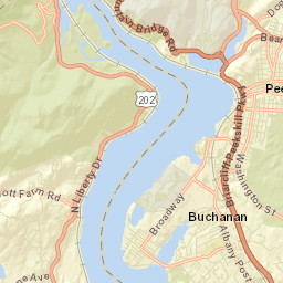 Tomkins Cove New York Street Map