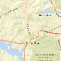 Waccabuc New York Street Map