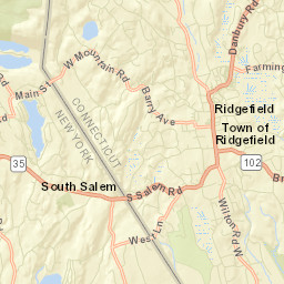 Titicus Connecticut Street Map