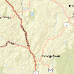 Georgetown Connecticut Street Map