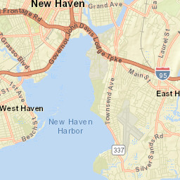 West Haven Connecticut Street Map
