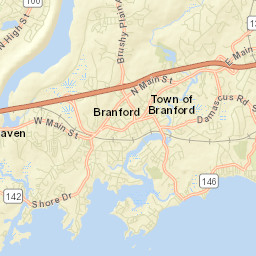 Short Beach Connecticut Street Map