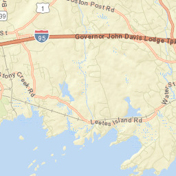 Stony Creek Connecticut Street Map