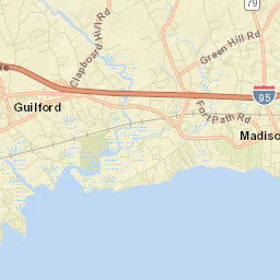 East River Connecticut Street Map