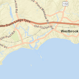 Westbrook Connecticut Street Map