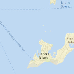 Fishers Island New York Street Map
