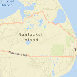 Nantucket County Street Map