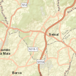 Trofa Street Map