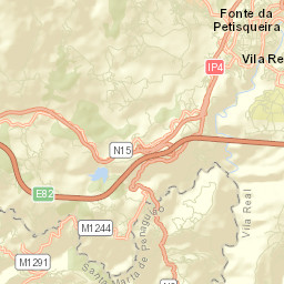 Vila Real Street Map