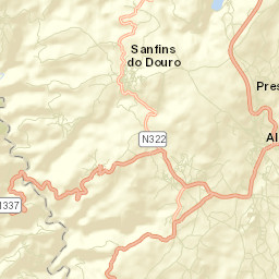 Alijó Street Map