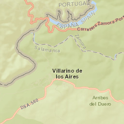Villarino de los Aires Street Map