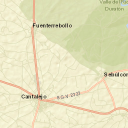 Cantalejo Street Map