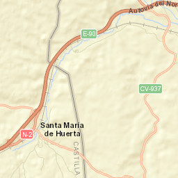 Santa María de Huerta Street Map