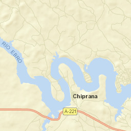 Chiprana Street Map