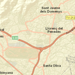 Santa Oliva Street Map