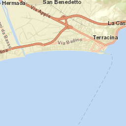 Terracina Street Map