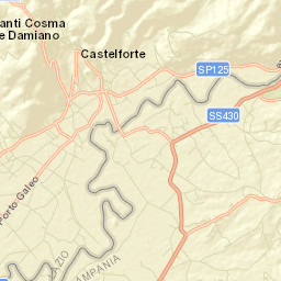 Santi Cosma e Damiano Street Map
