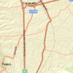 Santa Lucia Street Map